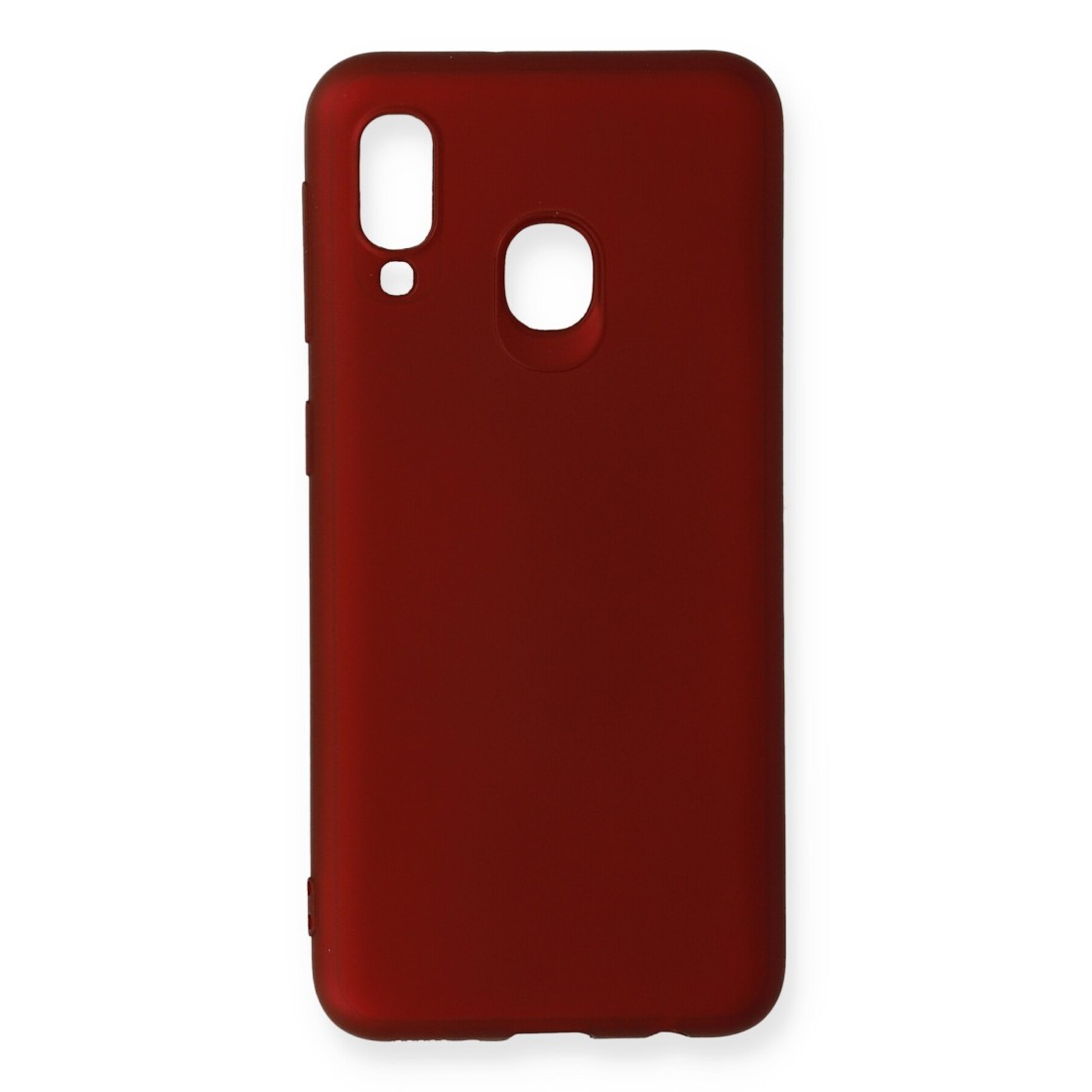  Samsung Galaxy A20E Kılıf First Silikon - Bordo
