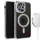  iPhone 14 Pro Kılıf Joke Simli Magneticsafe Kılıf - Gümüş
