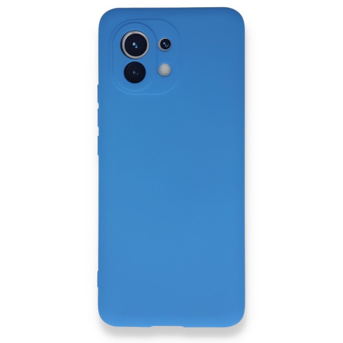  Xiaomi Mi 11 Kılıf Nano içi Kadife Silikon - Mavi