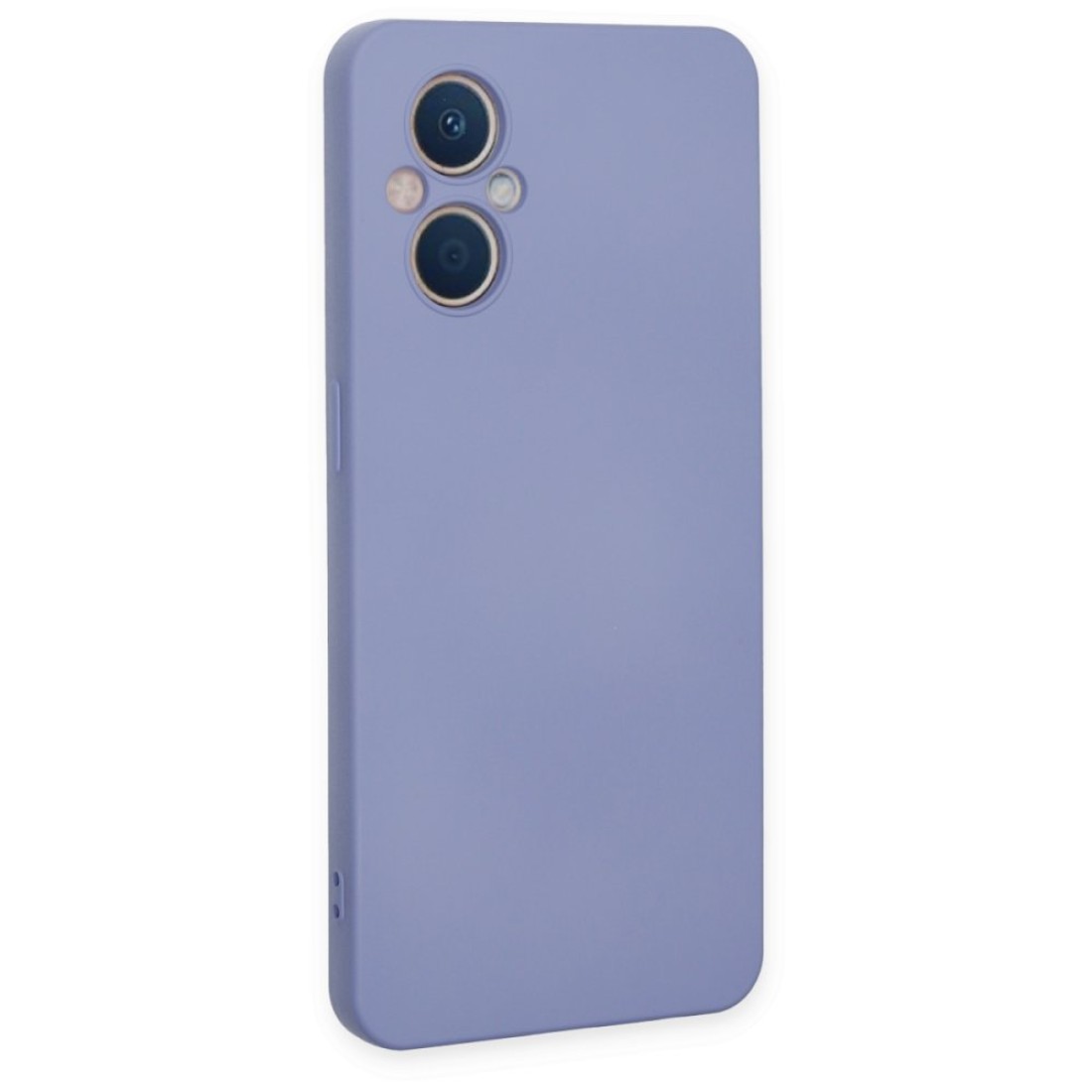  Oppo Reno 8 Lite Kılıf Nano içi Kadife Silikon - Lila