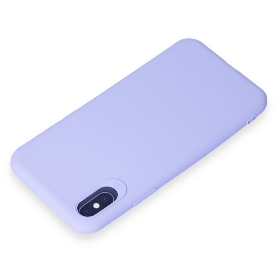  iPhone XS Kılıf First Silikon - Lila