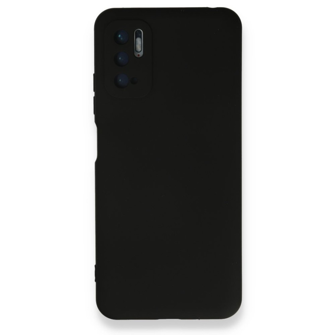  Xiaomi Poco M3 Pro Kılıf Nano içi Kadife Silikon - Siyah