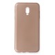  Samsung Galaxy C8 Kılıf First Silikon - Rose Gold