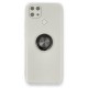  Oppo A15S Kılıf Gros Yüzüklü Silikon - Siyah