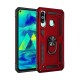  Samsung Galaxy M40 Kılıf Sofya Yüzüklü Silikon Kapak - Kırmızı