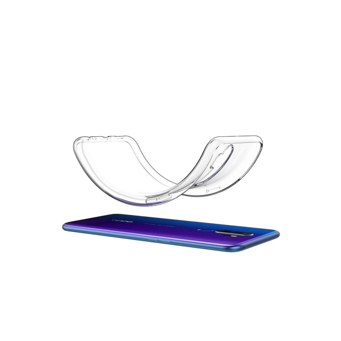 Oppo A9 2020 Kılıf Lüx Şeffaf Silikon Oppo A9 2020 Kılıf Lüx Şeffaf Silikon