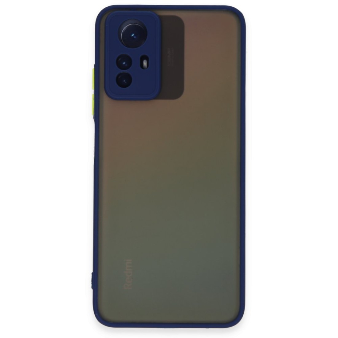  Xiaomi Redmi Note 12S Kılıf Montreal Silikon Kapak - Lacivert