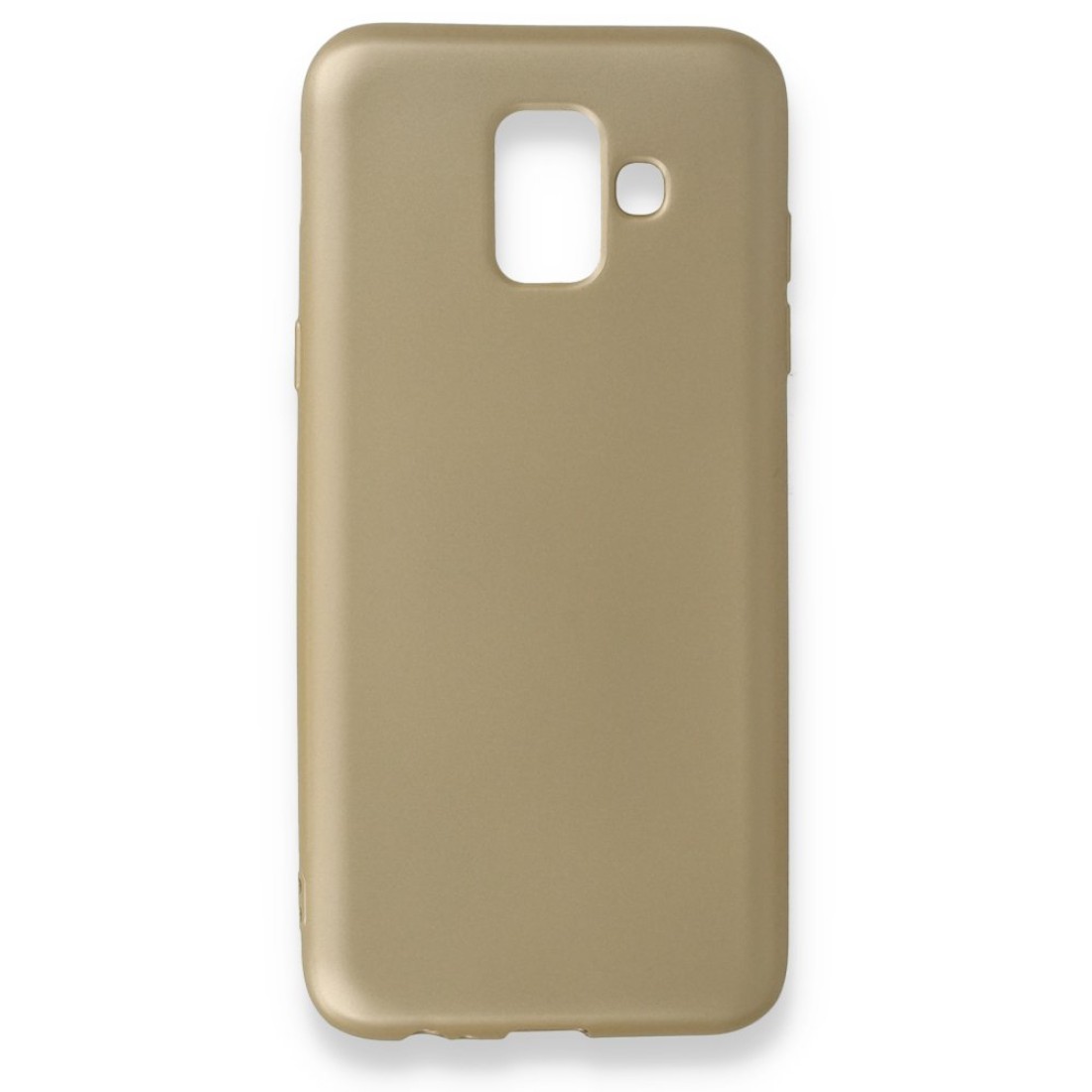  Samsung Galaxy A6 2018 Kılıf First Silikon - Gold