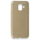  Samsung Galaxy A6 2018 Kılıf First Silikon - Gold