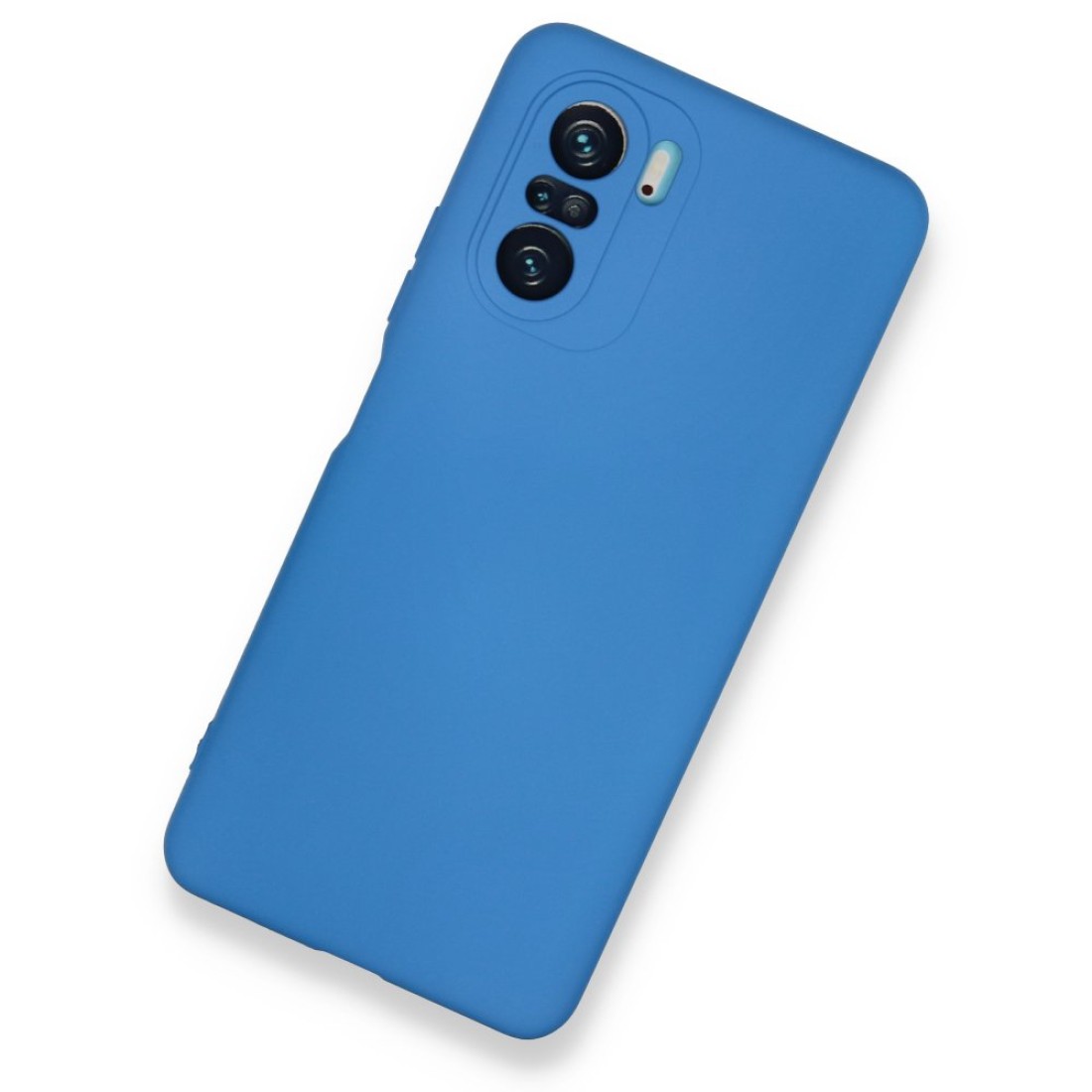  Xiaomi Redmi K40 Kılıf Nano içi Kadife Silikon - Mavi
