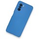  Xiaomi Redmi K40 Kılıf Nano içi Kadife Silikon - Mavi