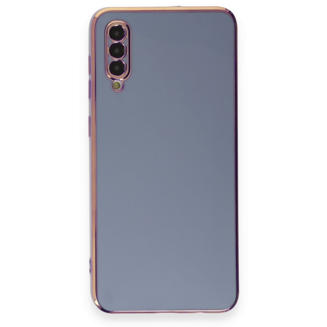  Samsung Galaxy A70 Kılıf Volet Silikon - Mavi