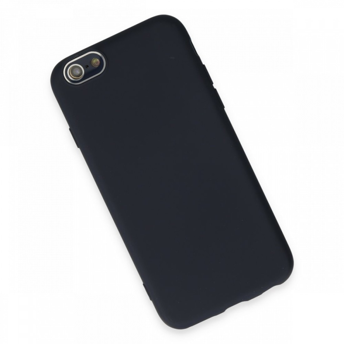  iPhone 6 Kılıf Lansman Glass Kapak - Lacivert