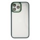  iPhone 14 Pro Kılıf Dora Kapak - Haki Yeşil