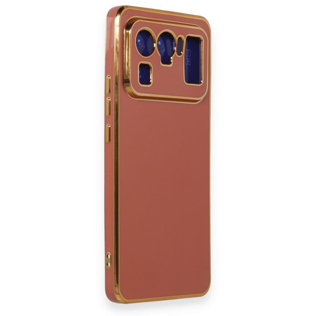  Xiaomi Mi 11 Ultra Kılıf Volet Silikon - Kırmızı