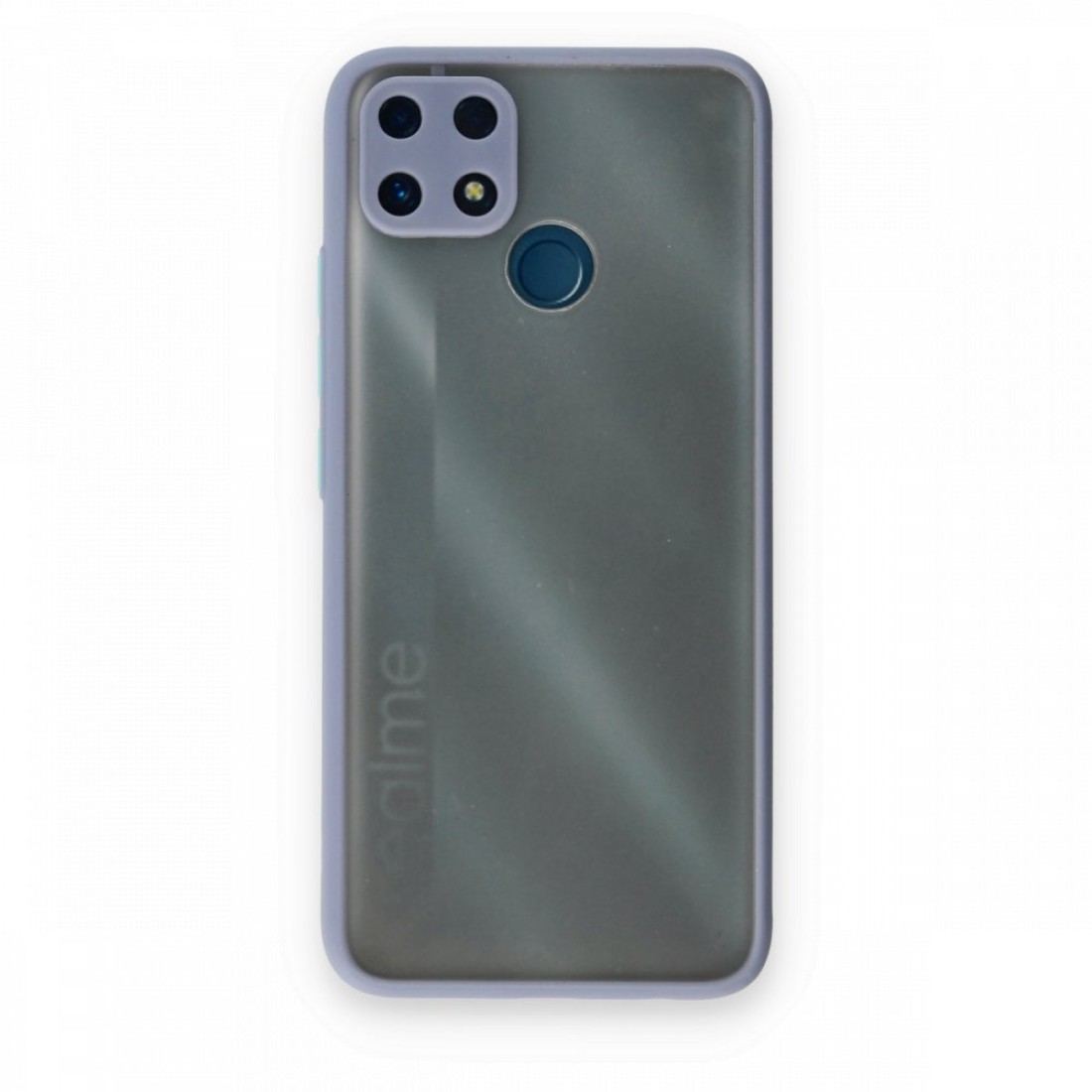  Realme C25 Kılıf Montreal Silikon Kapak - Gri