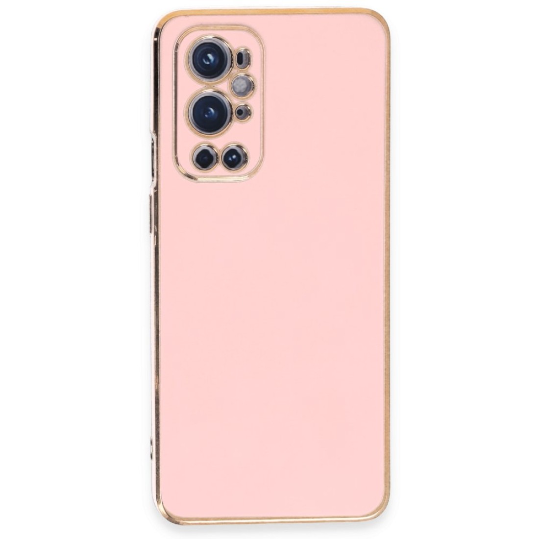  One Plus 9 Pro Kılıf Volet Silikon - Pembe