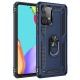  Samsung Galaxy A52 Kılıf Sofya Yüzüklü Silikon Kapak - Lacivert