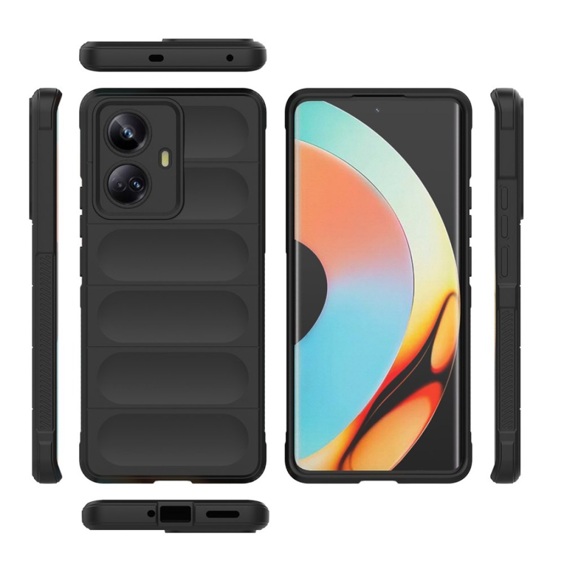  Realme 10 Pro Plus 5G Kılıf Optimum Silikon - Kırmızı