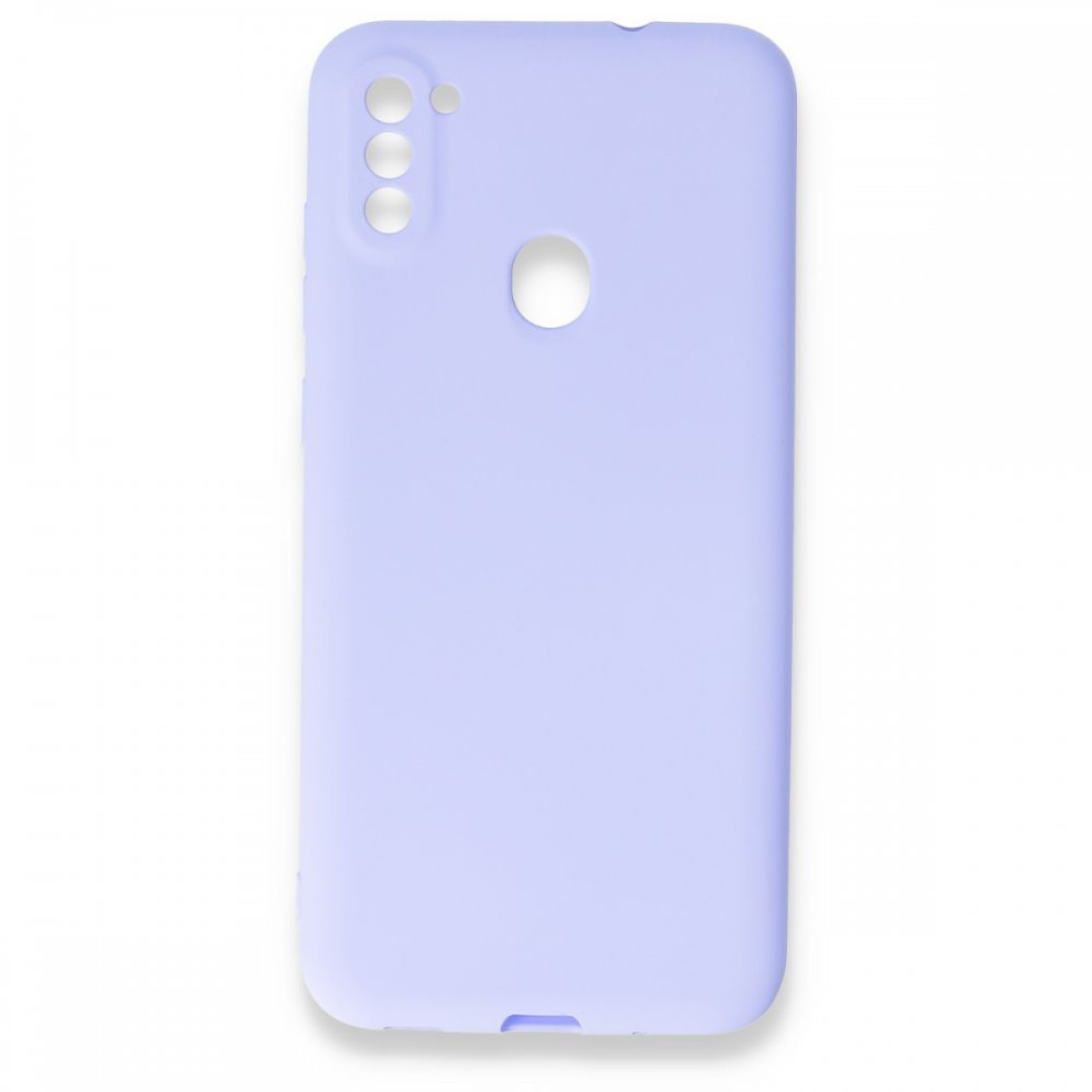  Samsung Galaxy M11 Kılıf First Silikon - Lila