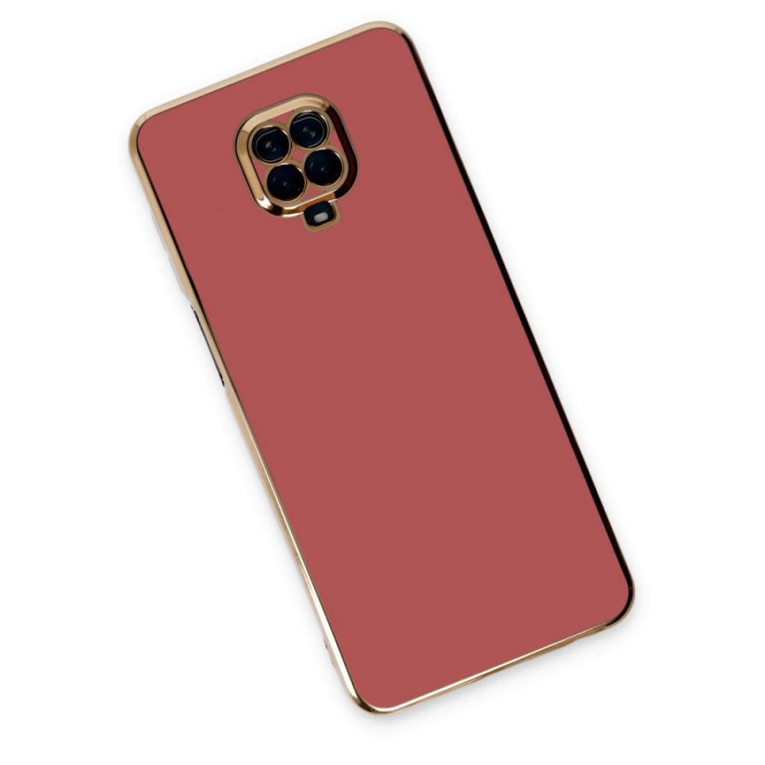  Xiaomi Redmi Note 9S Kılıf Volet Silikon - Kırmızı