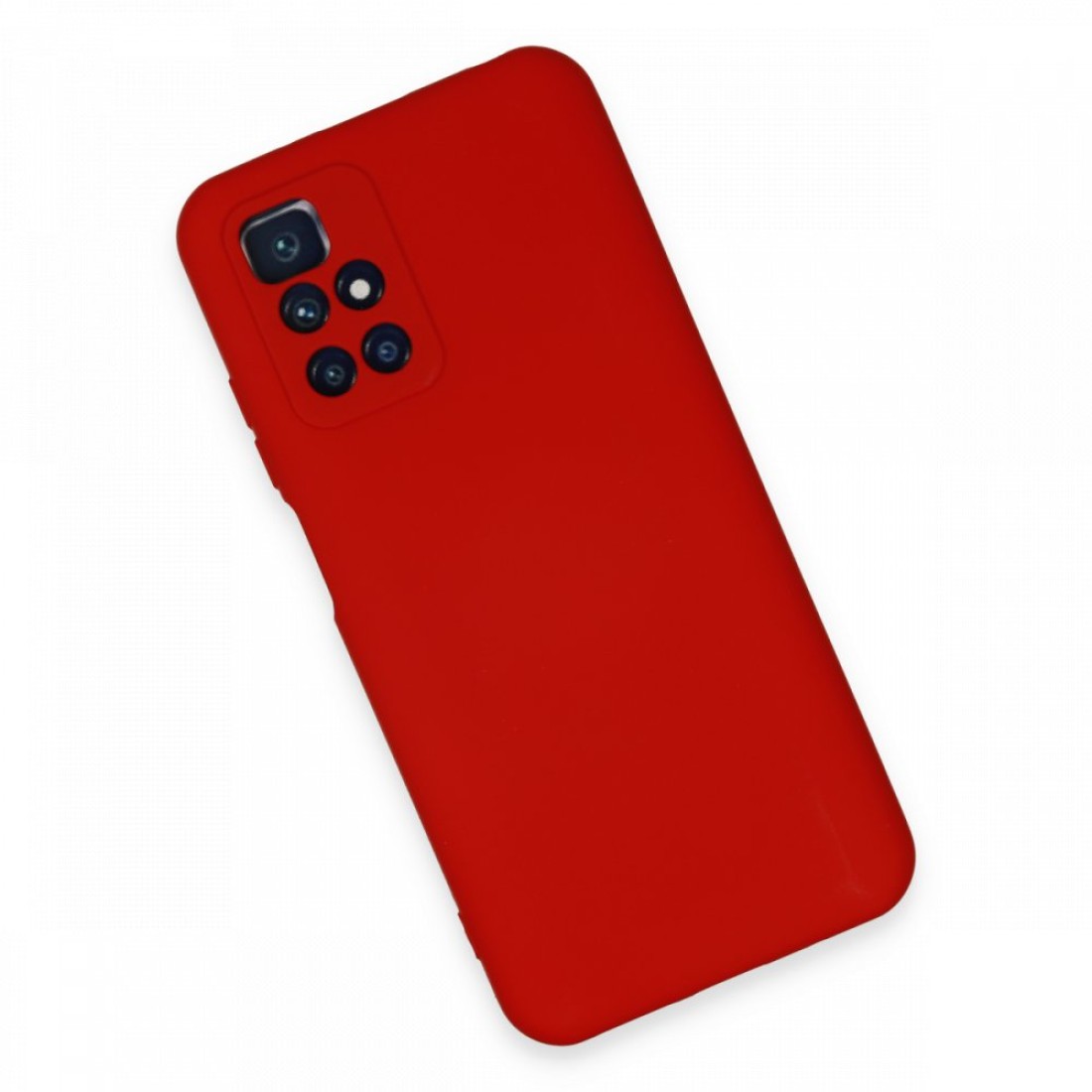  Xiaomi Redmi Note 11 4G Kılıf Nano içi Kadife Silikon - Kırmızı