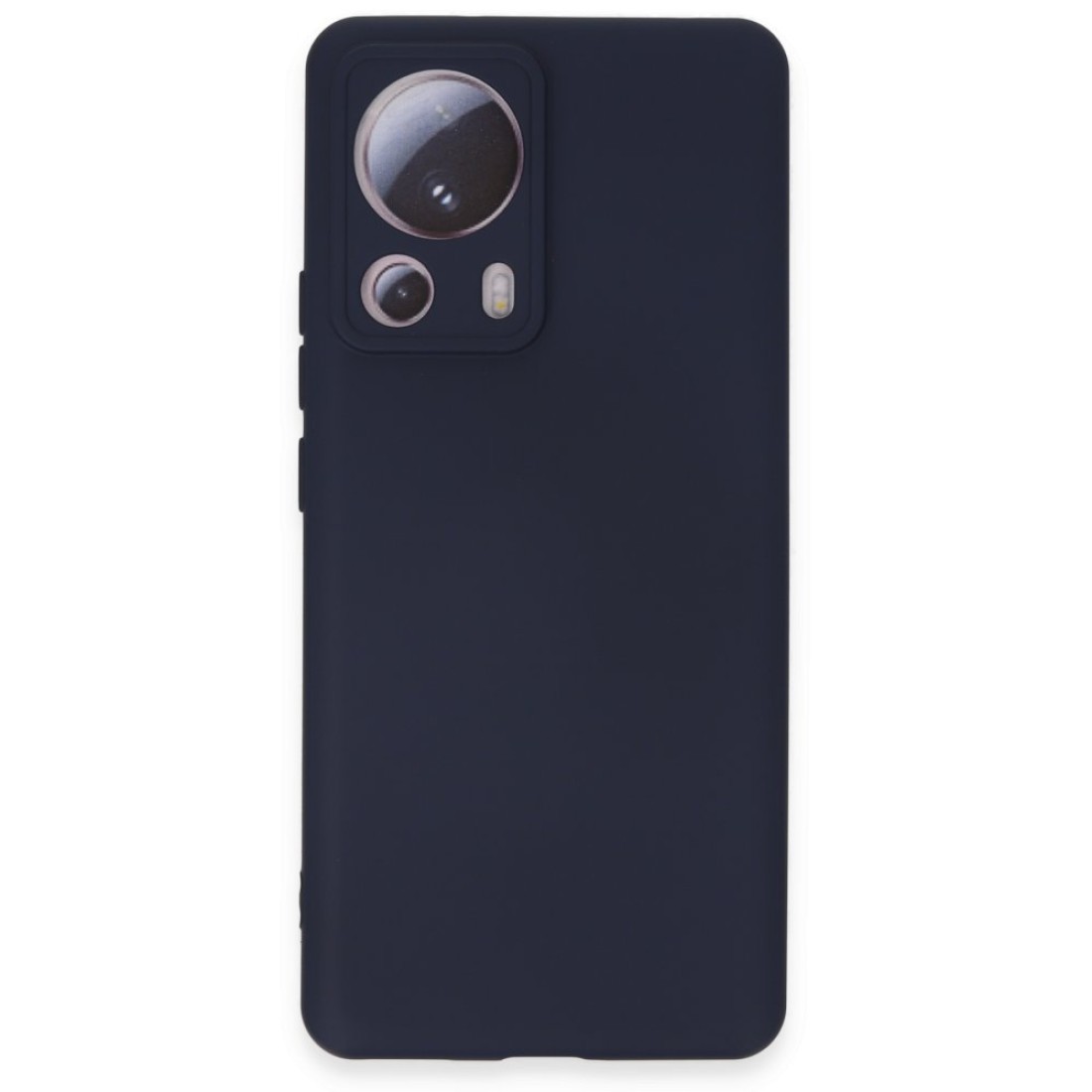  Xiaomi Mi 13 Lite Kılıf Nano içi Kadife Silikon - Lacivert