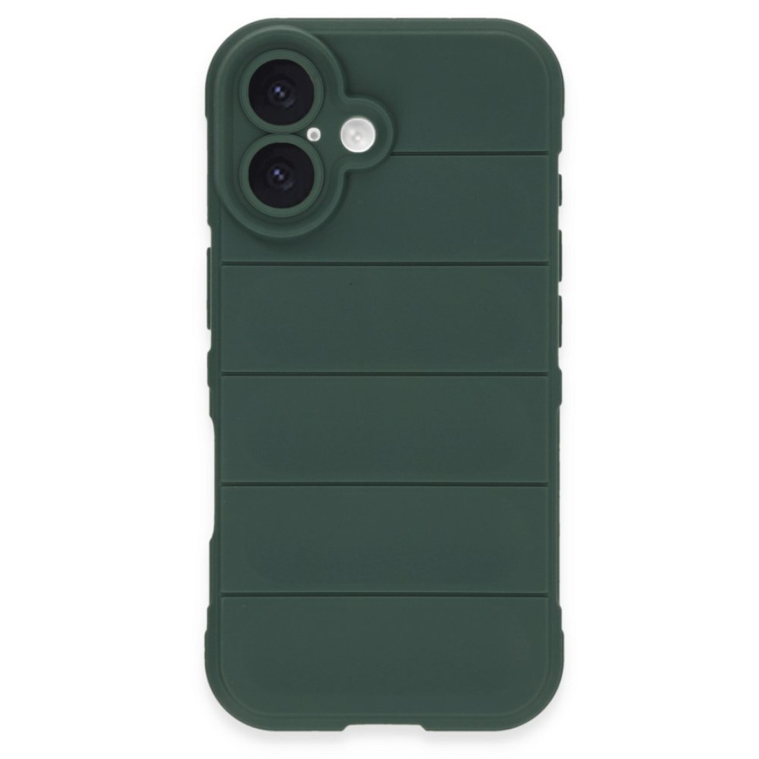 iPhone 16 Plus Kılıf Optimum Silikon - Koyu Yeşil