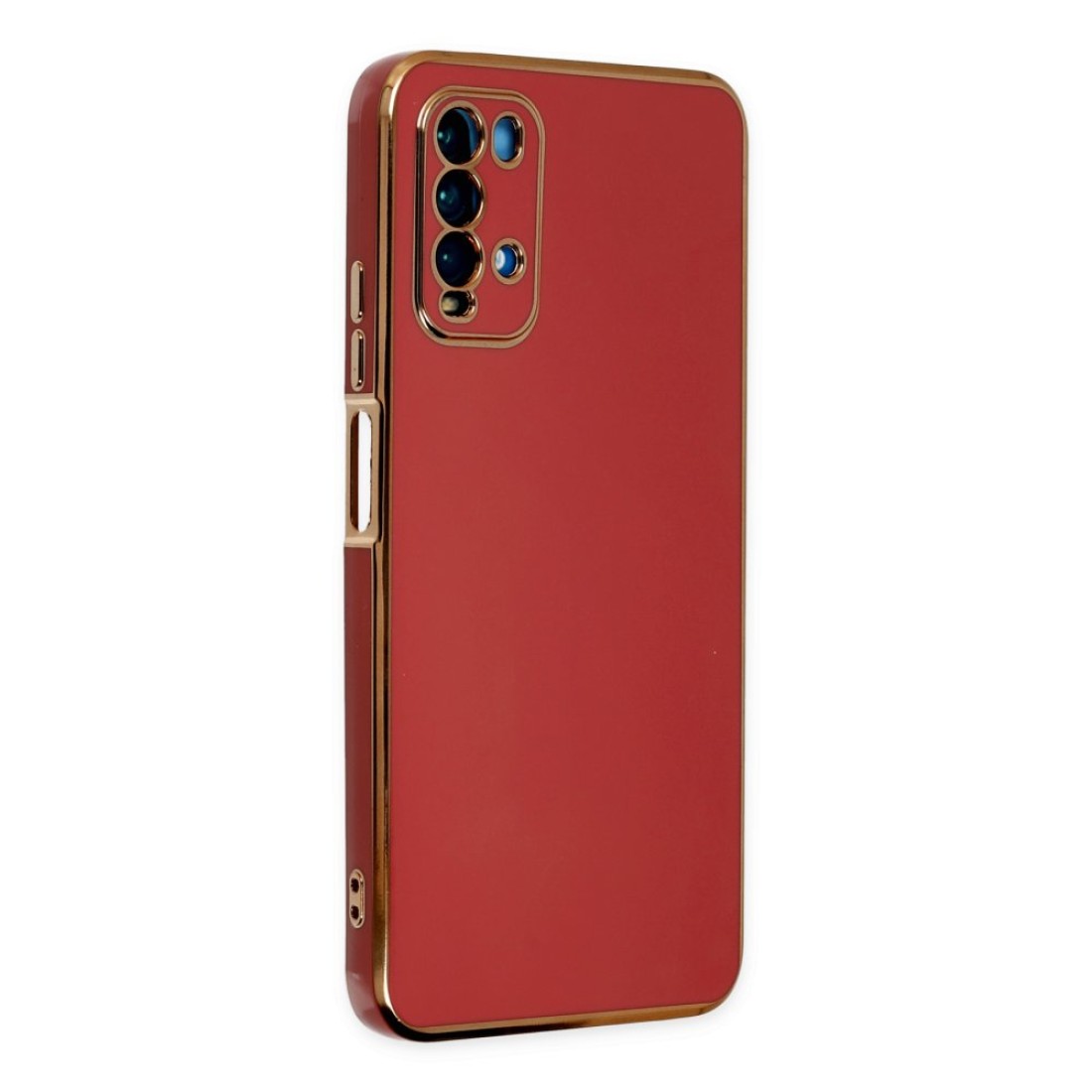  Xiaomi Redmi 9T Kılıf Volet Silikon - Kırmızı