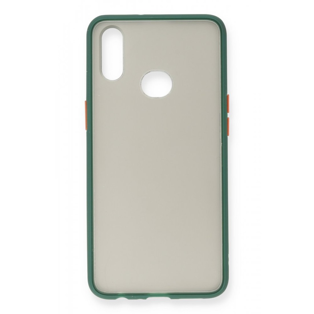  Samsung Galaxy A10S Kılıf Montreal Silikon Kapak - Yeşil