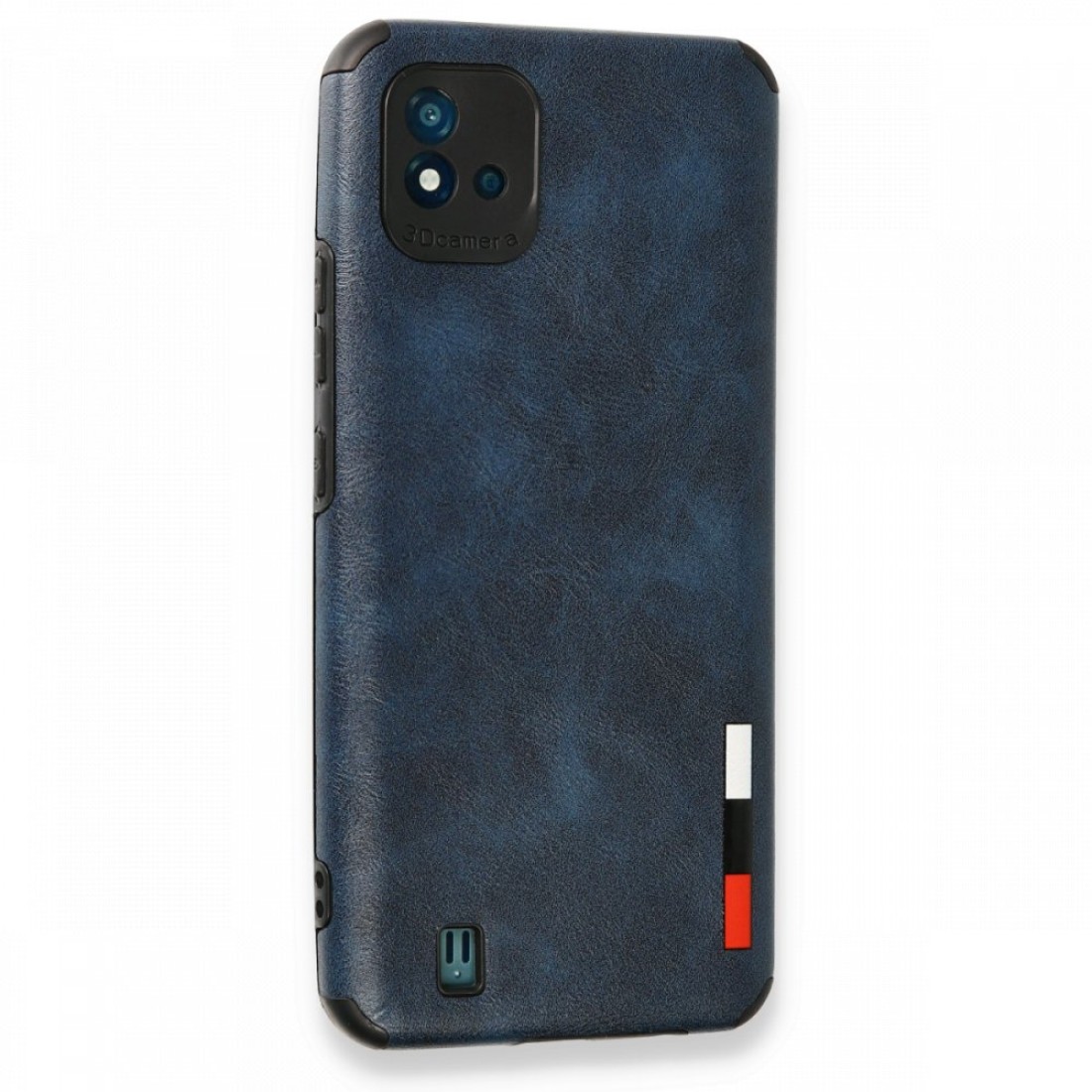  Realme C11 2021 Kılıf Loop Deri Silikon - Lacivert