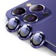 iPhone 14 Pro Bind Metal Kamera Lens - Derin Mor iPhone 14 Pro Bind Metal Kamera Lens - Derin Mor