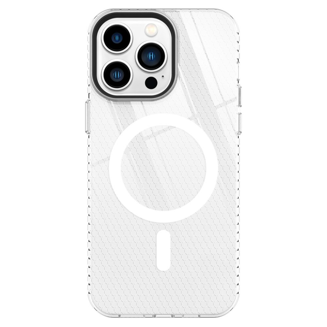  iPhone 14 Pro Kılıf Beta Magneticsafe Silikon - Şeffaf