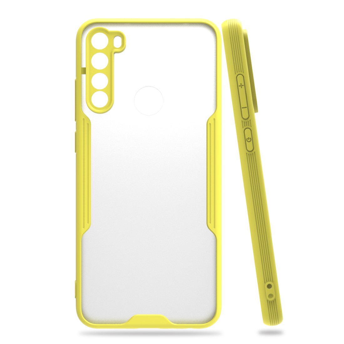  Xiaomi Redmi Note 8 Kılıf Platin Silikon - Sarı