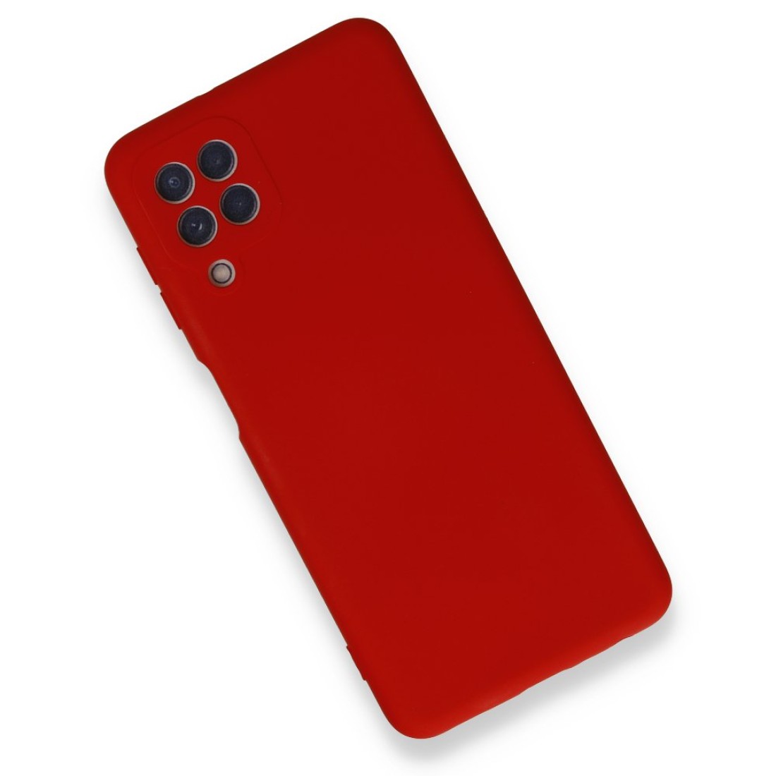 Samsung Galaxy M32 Kılıf Nano içi Kadife Silikon - Kırmızı Samsung Galaxy M32 Kılıf Nano içi Kadife Silikon - Kırmızı