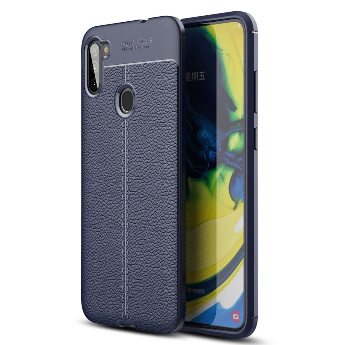  Samsung Galaxy M11 Kılıf Auto Focus Kapak - Lacivert