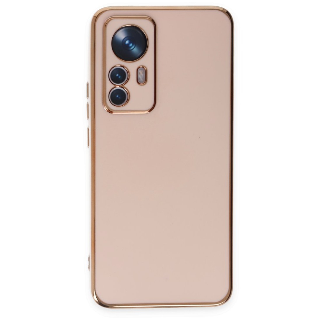 Xiaomi Mi 12T Pro Kılıf Volet Silikon - Pembe Xiaomi Mi 12T Pro Kılıf Volet Silikon - Pembe
