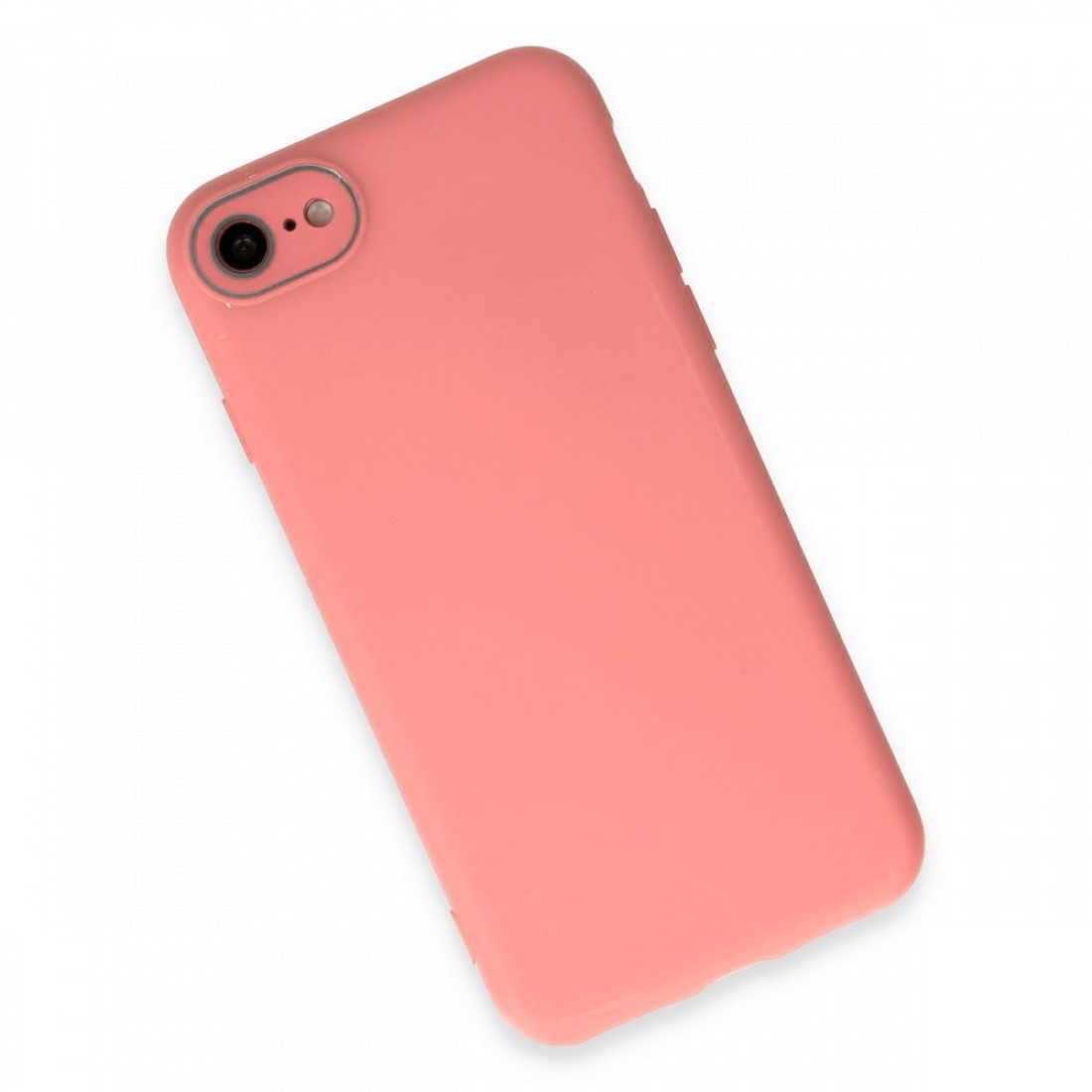  iPhone SE 2020 Kılıf Lansman Glass Kapak - Pembe
