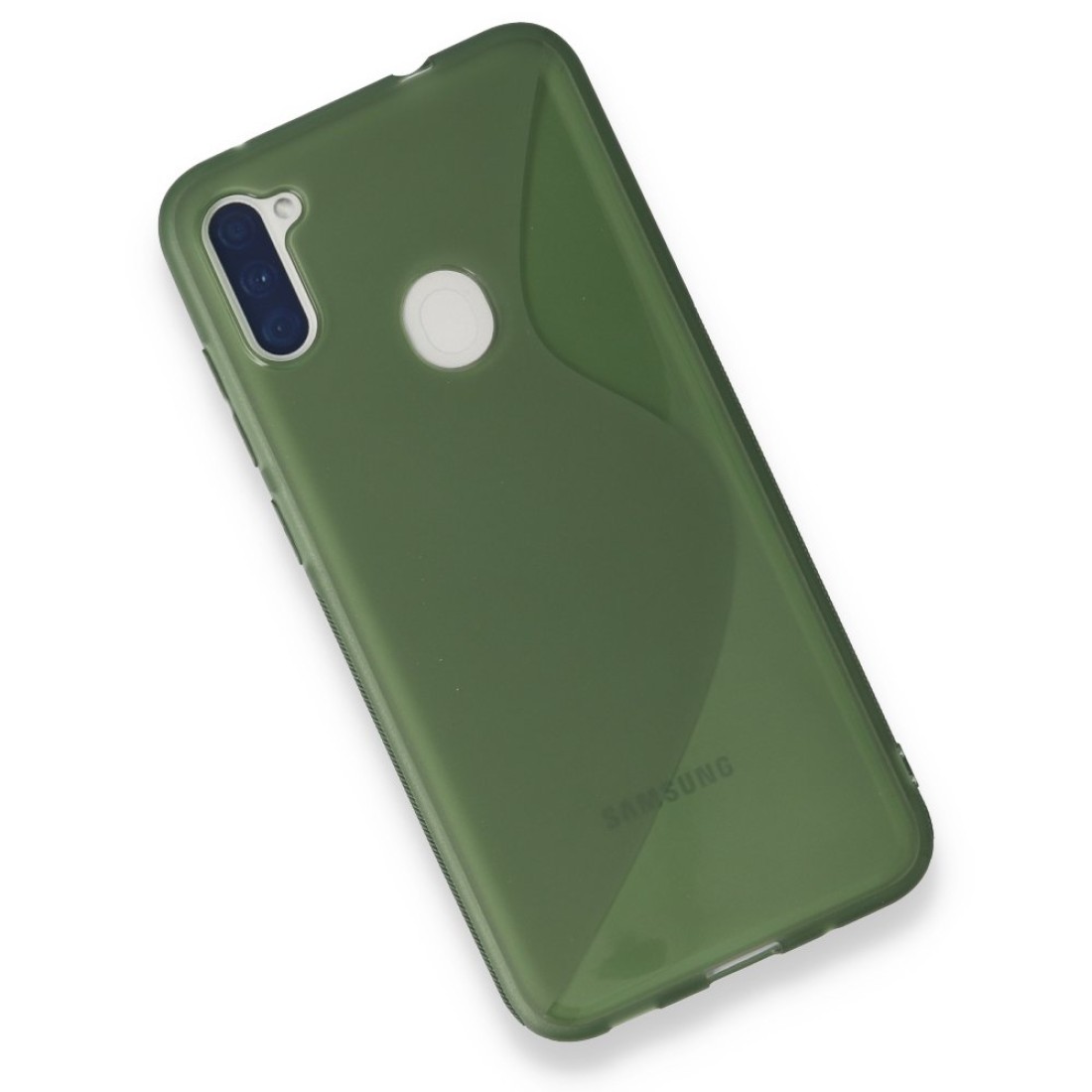 Samsung Galaxy M11 Kılıf S Silikon - Yeşil Samsung Galaxy M11 Kılıf S Silikon - Yeşil