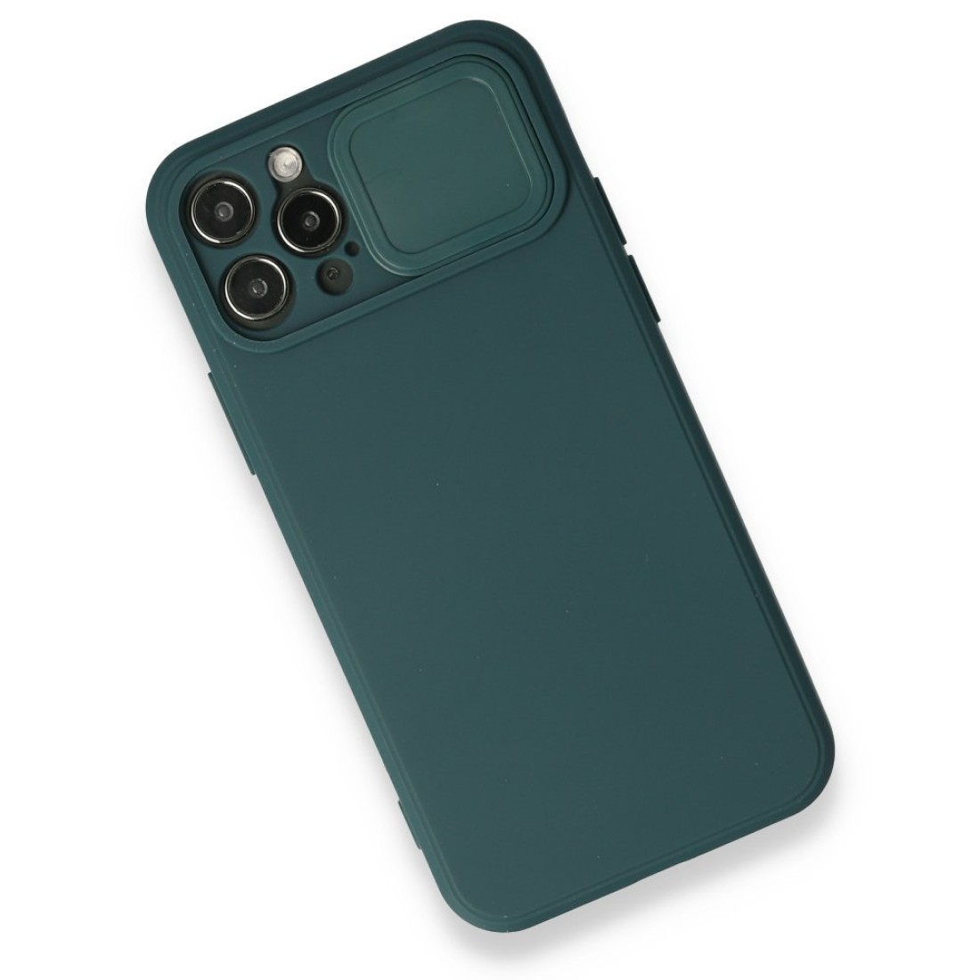 iPhone 12 Pro Kılıf Color Lens Silikon - Yeşil iPhone 12 Pro Kılıf Color Lens Silikon - Yeşil