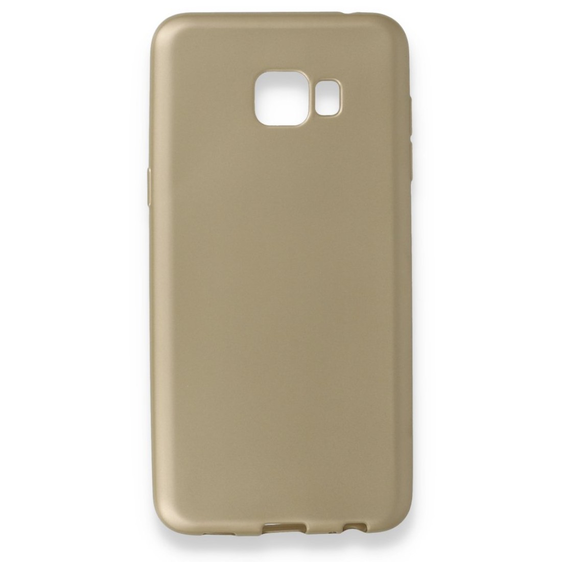  Samsung Galaxy C5 Pro Kılıf First Silikon - Gold
