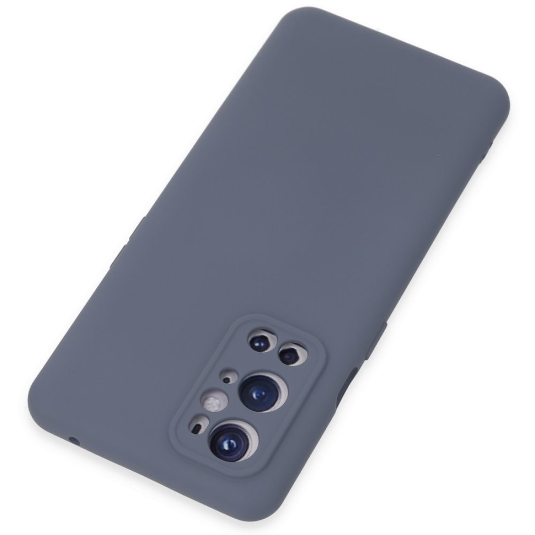  One Plus 9 Pro Kılıf Nano içi Kadife Silikon - Gri