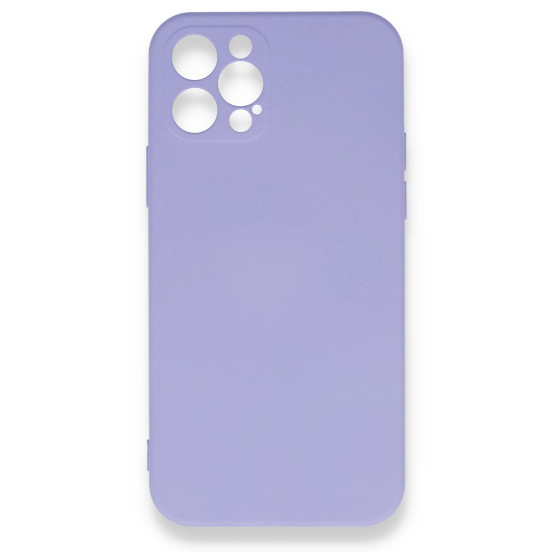  iPhone 12 Pro Kılıf Nano içi Kadife Silikon - Lila