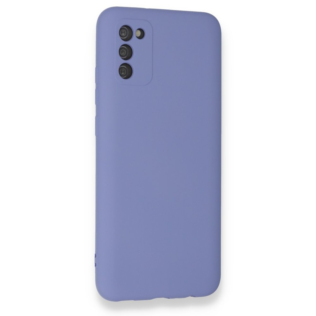  Samsung Galaxy A03S Kılıf Nano içi Kadife Silikon - Lila