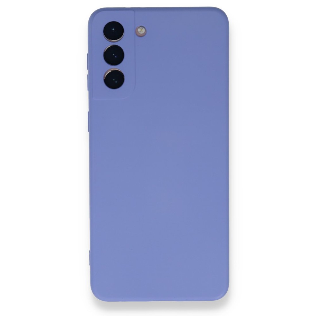  Samsung Galaxy S21 Plus Kılıf Nano içi Kadife Silikon - Lila