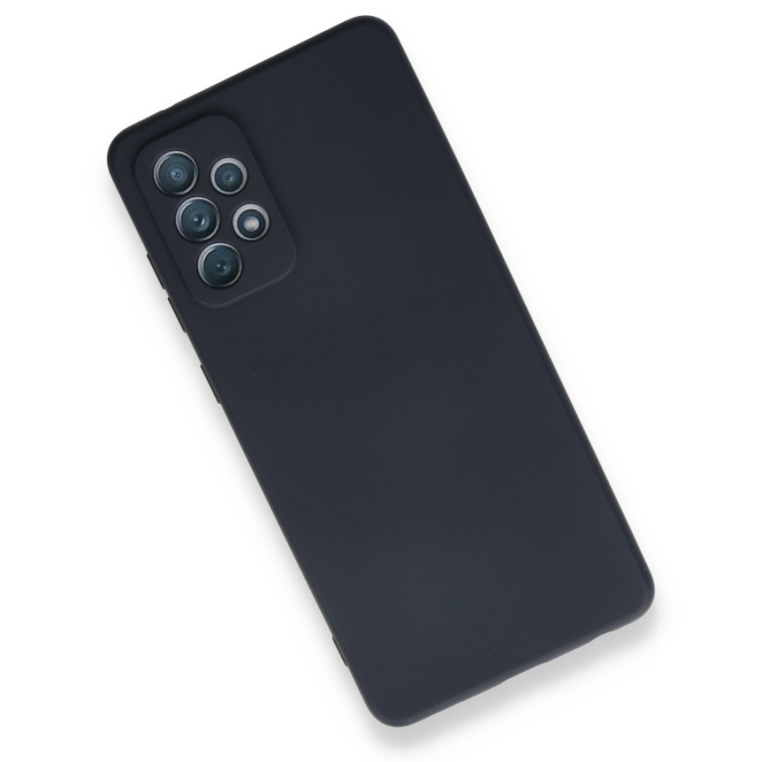 Samsung Galaxy A72 Kılıf Nano içi Kadife Silikon - Lacivert