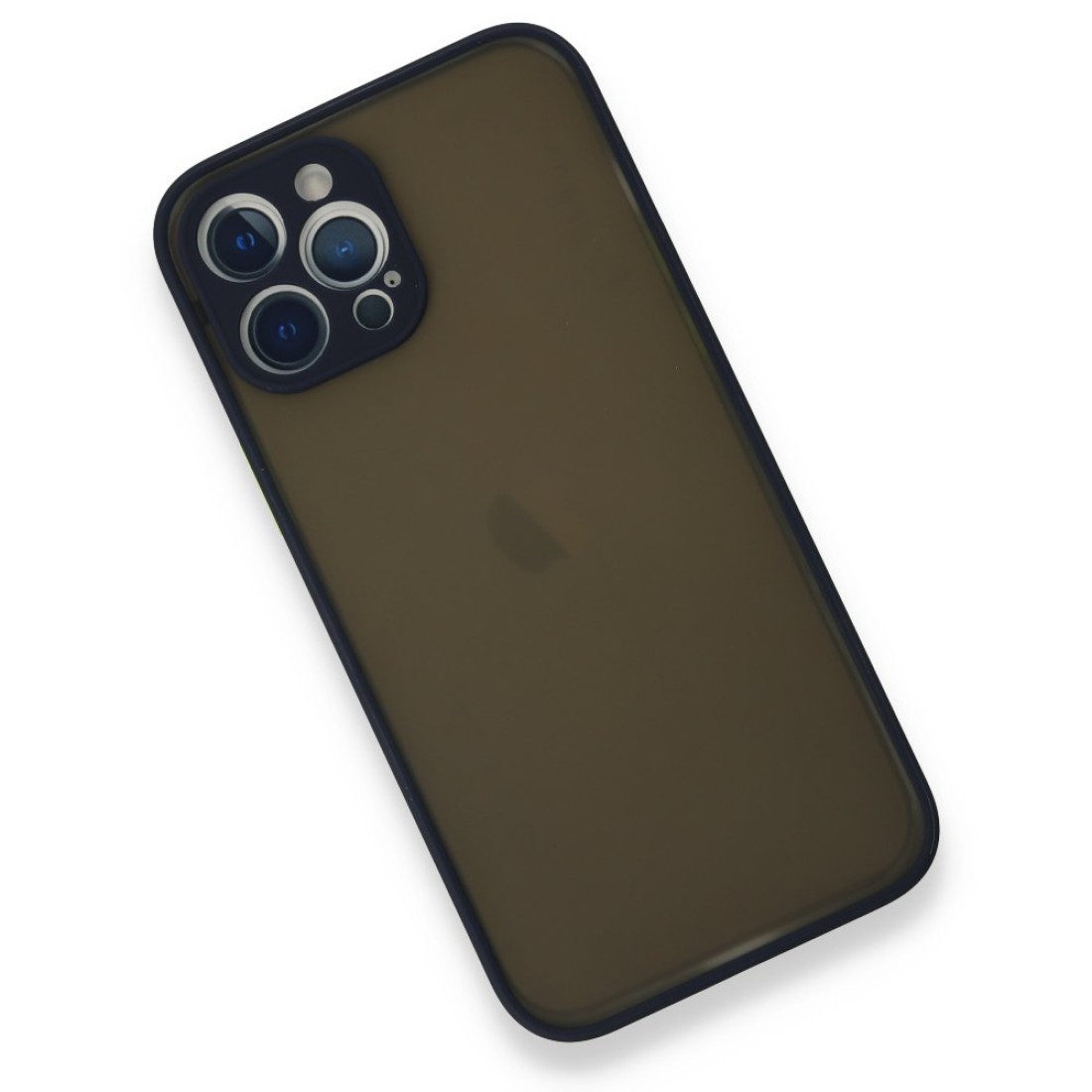 iPhone 12 Pro Kılıf Montreal Silikon Kapak - Lacivert iPhone 12 Pro Kılıf Montreal Silikon Kapak - Lacivert