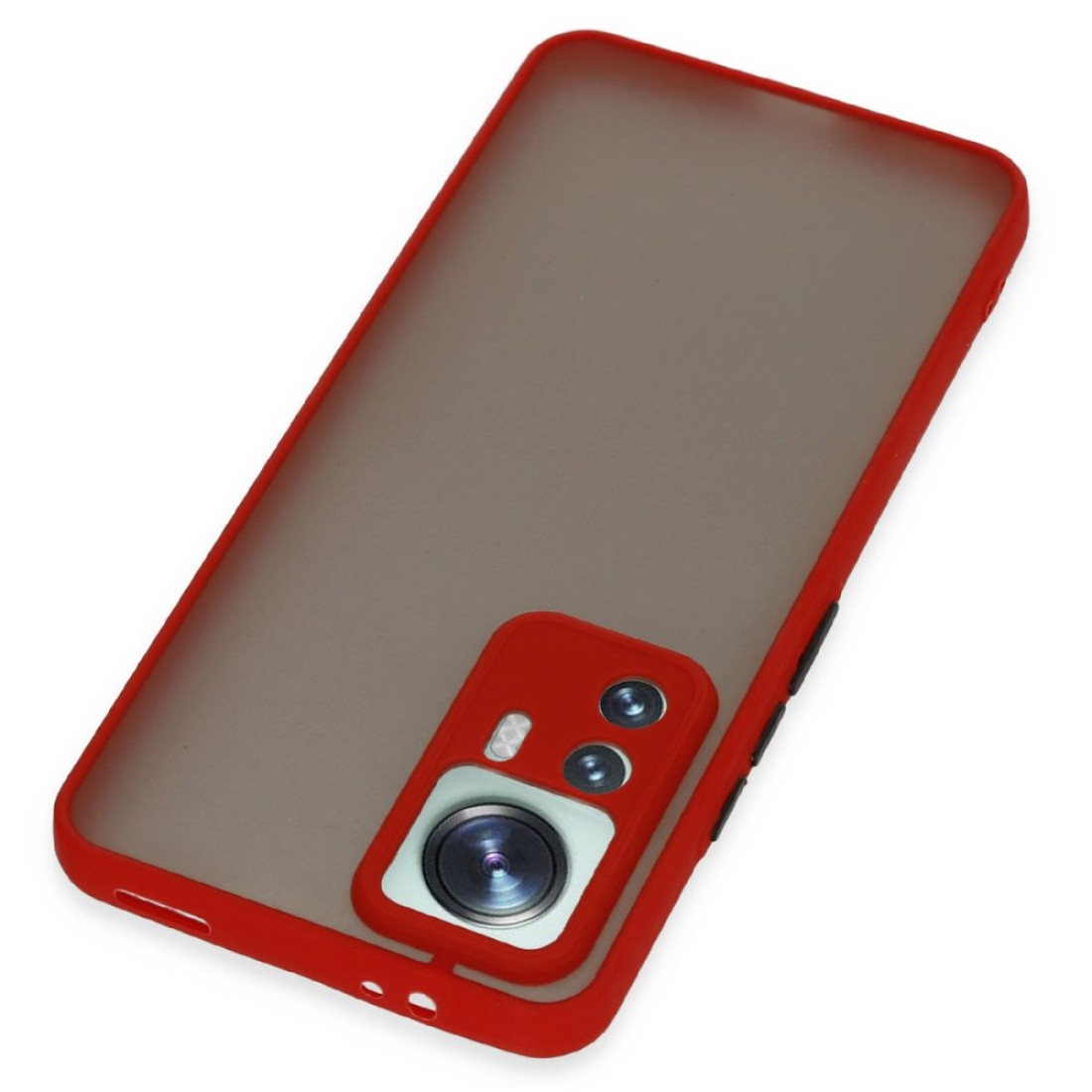  Xiaomi Mi 12T Pro Kılıf Montreal Silikon Kapak - Kırmızı