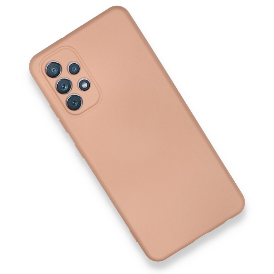 Samsung Galaxy A32 Kılıf Nano içi Kadife Silikon - Pudra Samsung Galaxy A32 Kılıf Nano içi Kadife Silikon - Pudra