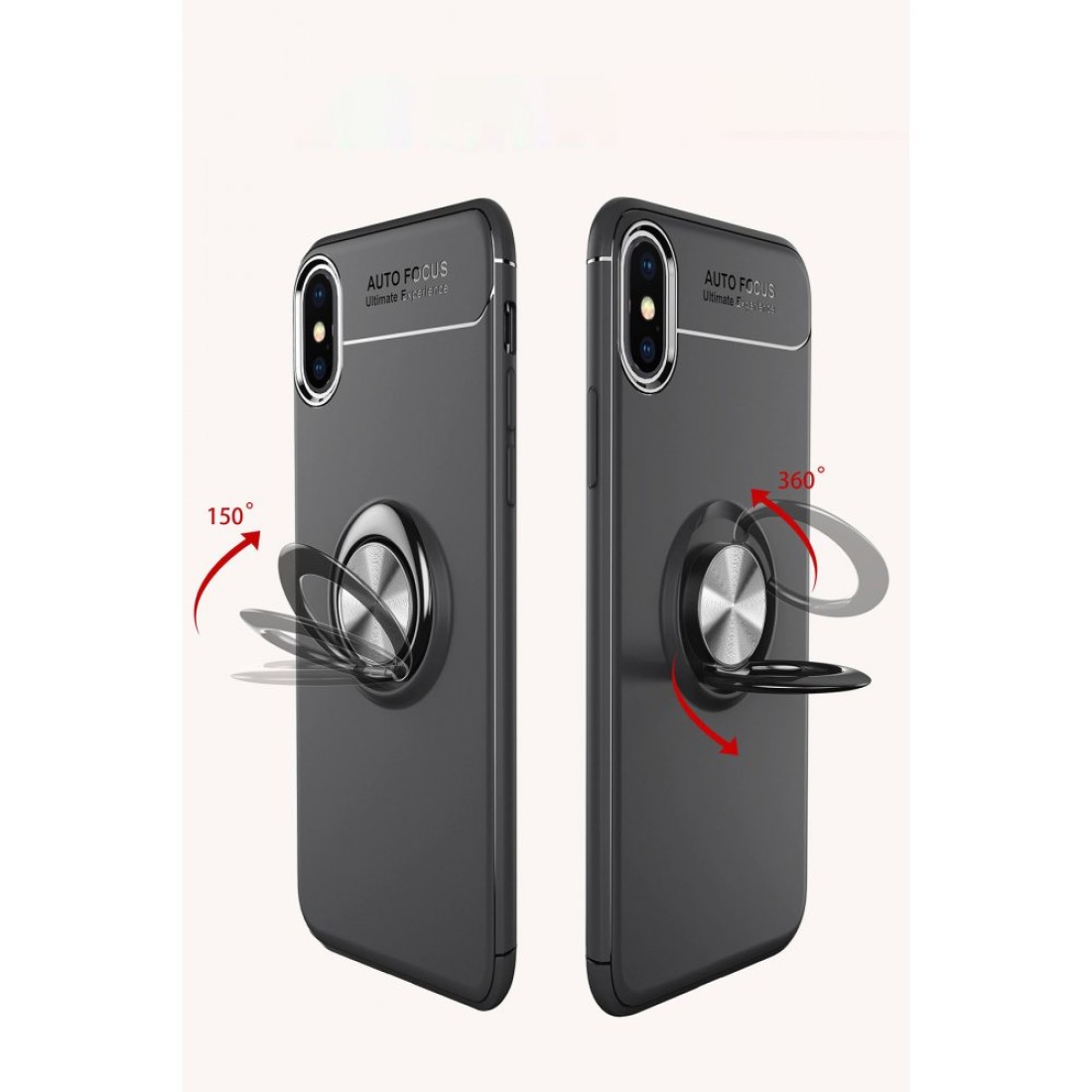 iPhone XS Max Kılıf Range Yüzüklü Silikon - Mavi iPhone XS Max Kılıf Range Yüzüklü Silikon - Mavi